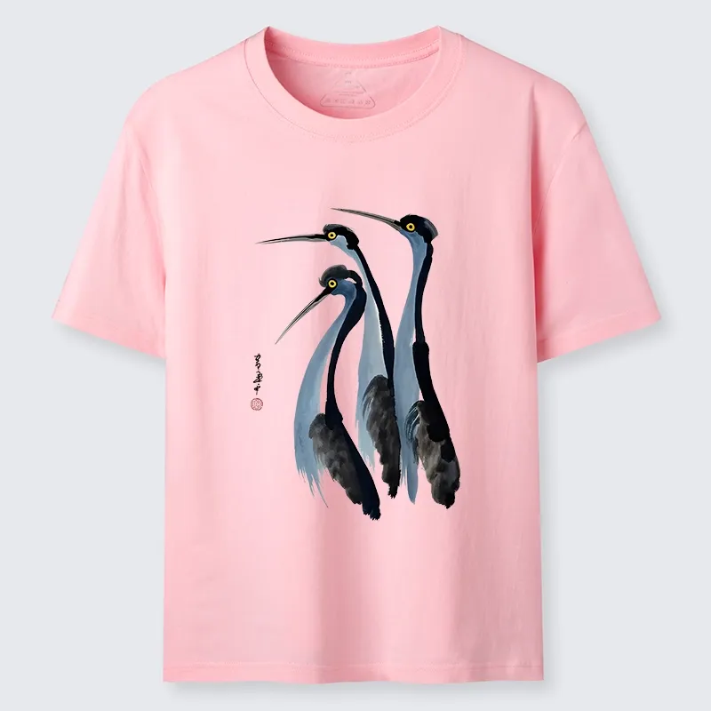 Tokyo-Tiger Blue Crane Classic T-Shirt