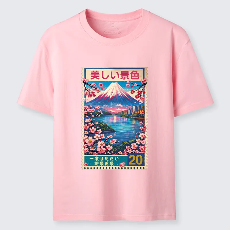 Tokyo-Tiger Springtime Scenery Classic T-Shirt