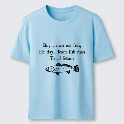 Tokyo-Tiger Man Eat Fish Meme Classic T-Shirt