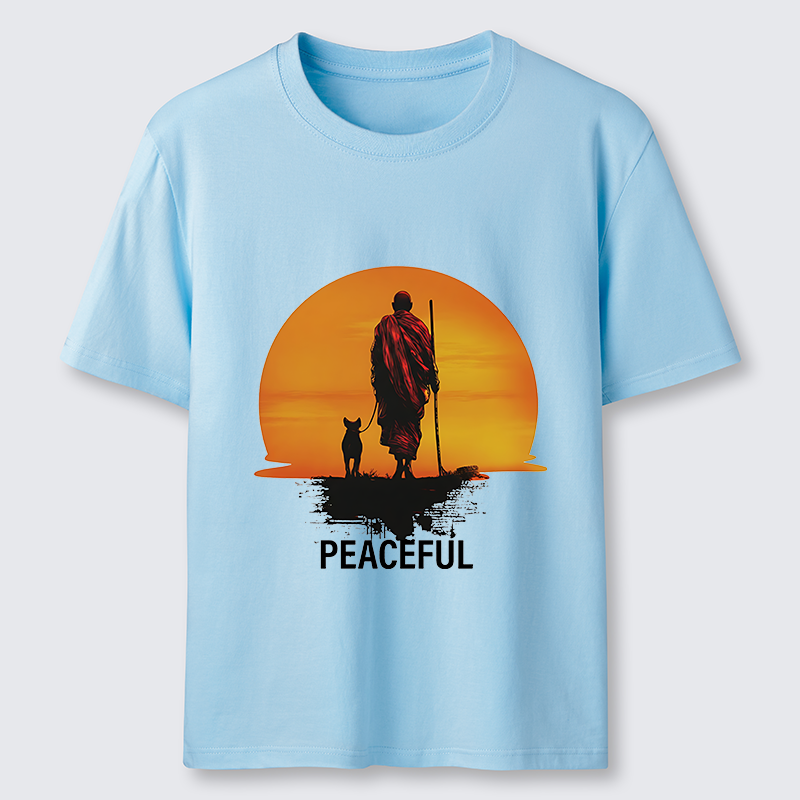 Tokyo-Tiger Monk Dog And Sun Classic T-Shirt