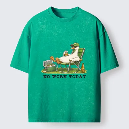 Tokyo-Tiger Resting Duck Washed T-Shirt