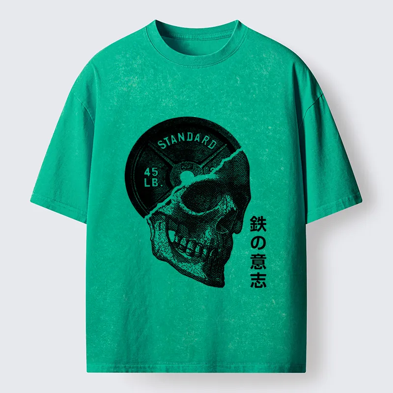 Tokyo-Tiger Iron Will Washed T-Shirt