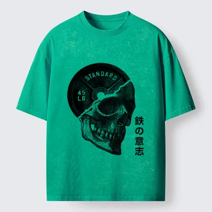 Tokyo-Tiger Iron Will Washed T-Shirt