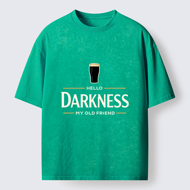 Tokyo-Tiger St. Patrick’s Day Hello Darkness My Old Friend Washed T-Shirt