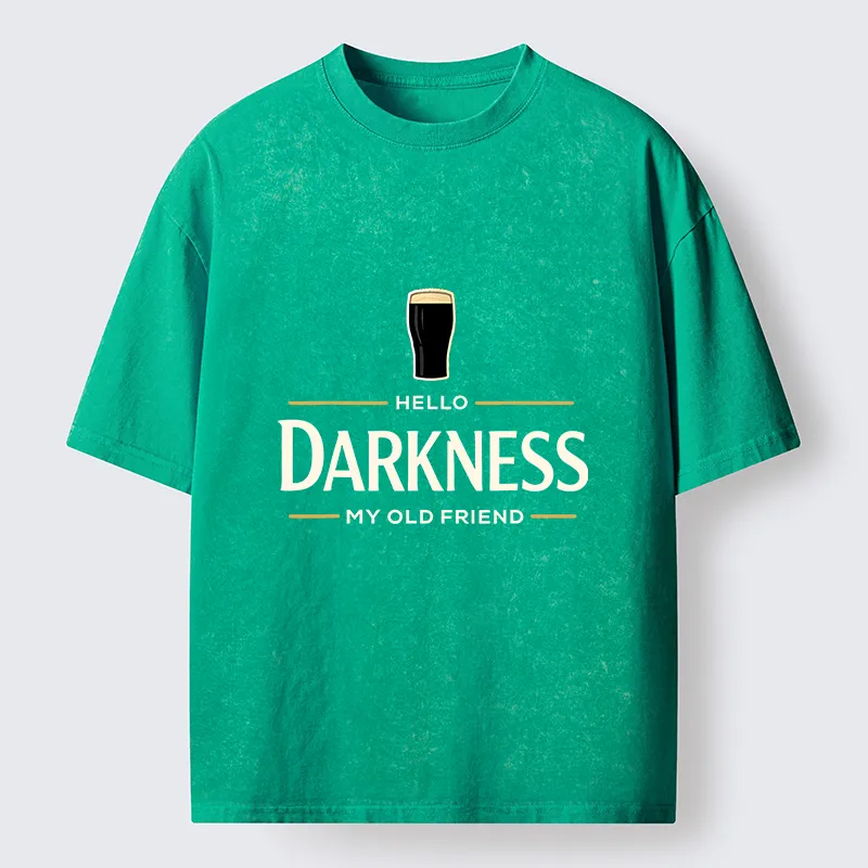 Tokyo-Tiger St. Patrick’s Day Hello Darkness My Old Friend Washed T-Shirt