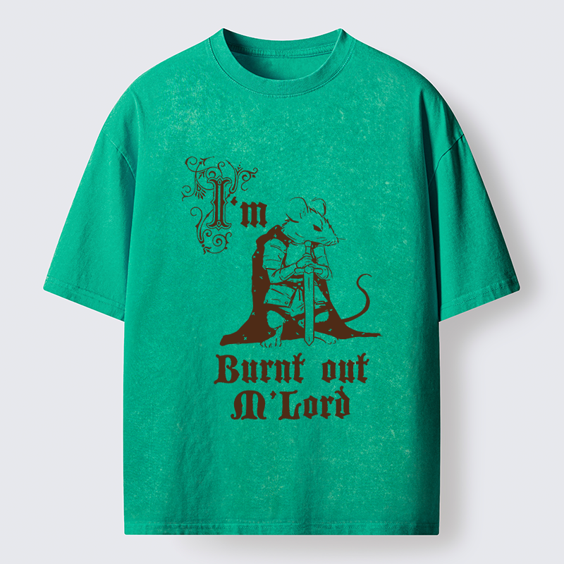 Tokyo-Tiger Tired Mouse Washed T-Shirt