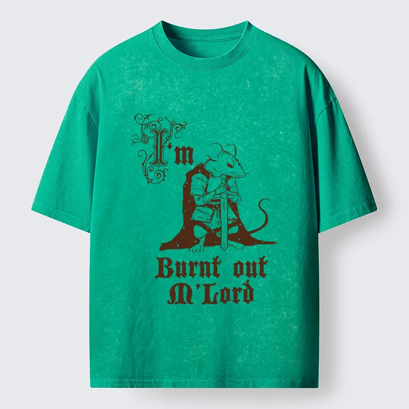 Tokyo-Tiger Tired Mouse Washed T-Shirt Sale