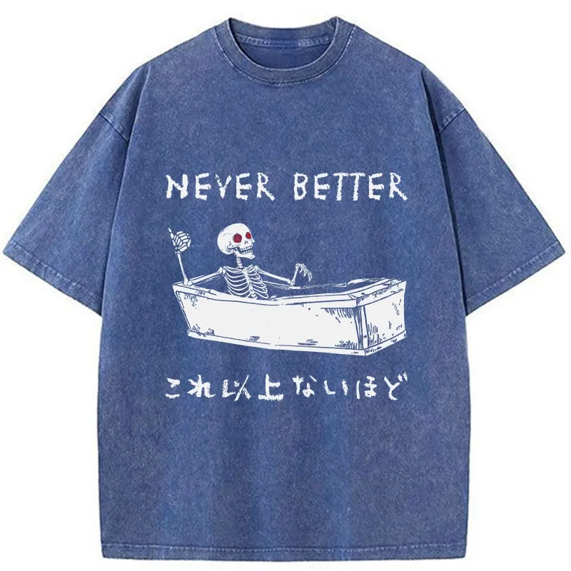 Tokyo-Tiger Never Better Washed T-Shirt