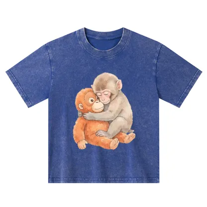 Tokyo-Tiger Poor Punch Kids Washed T-Shirt