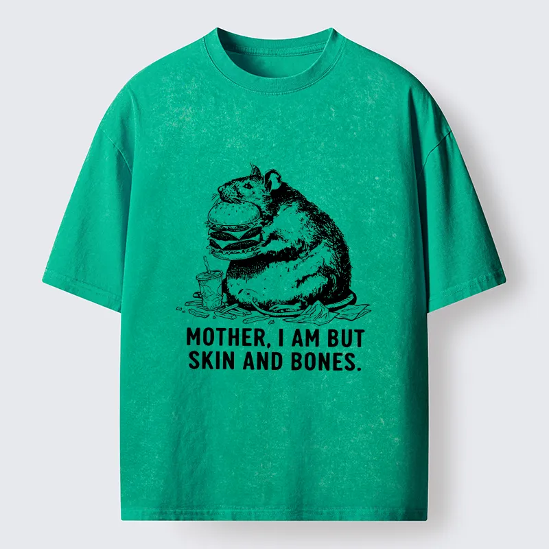 Tokyo-Tiger Obese Rat Funny Washed T-Shirt