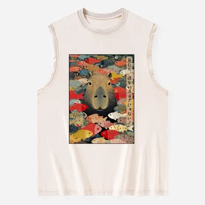 Tokyo-Tiger Am I Too Lovable? Washed Tank