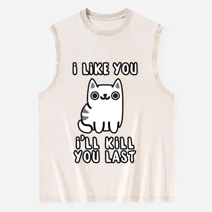 Tokyo-Tiger Cats And Humans Have A Love-hate Relationship Washed Tank