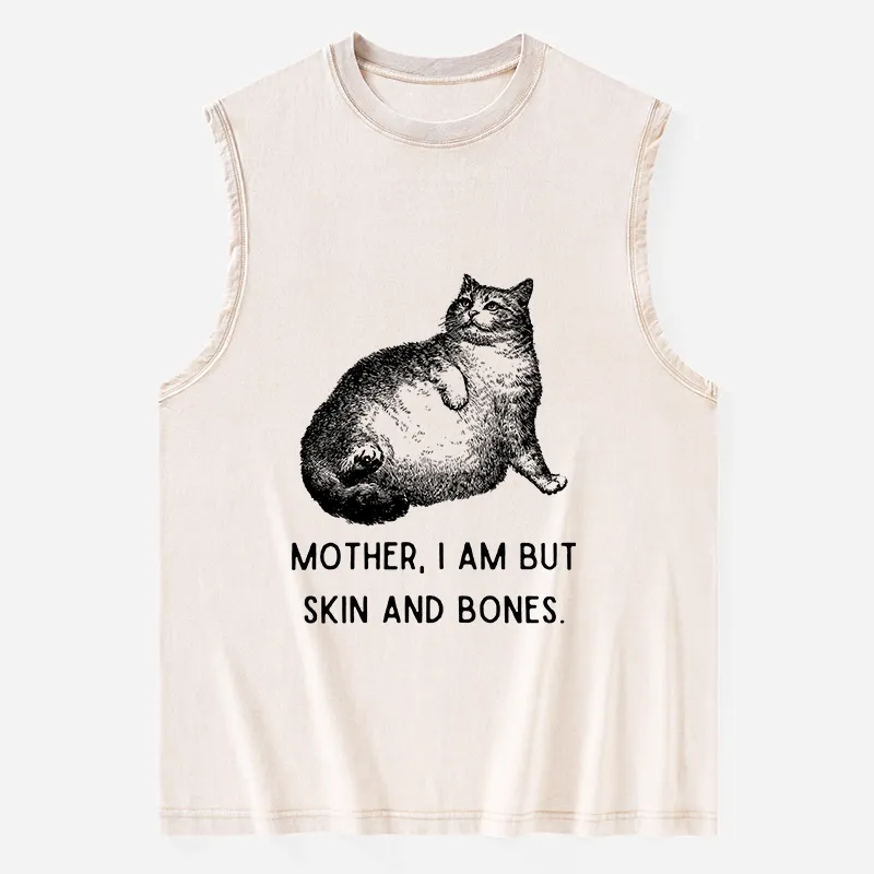 Tokyo-Tiger Skin & Bones Cat Washed Tank