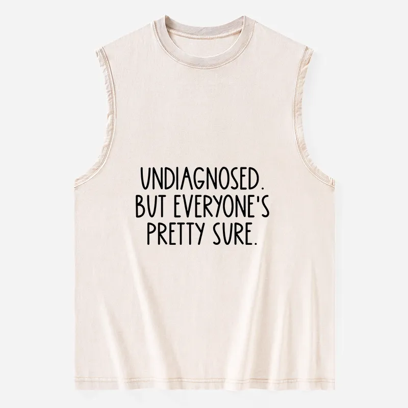 Tokyo-Tiger Self-diagnosed Illness Funny Washed Tank