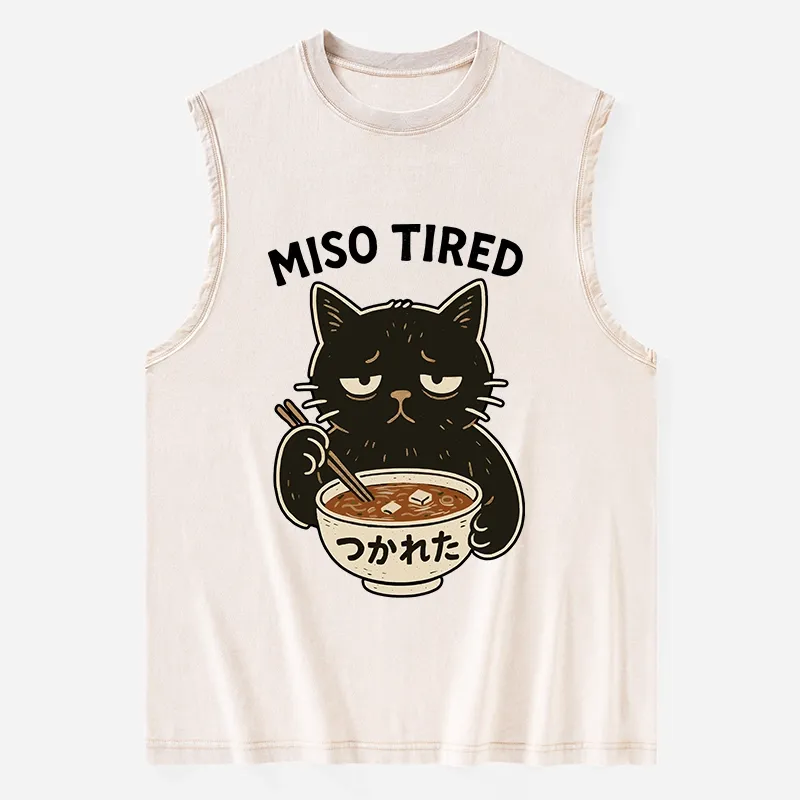 Tokyo-Tiger I’m So Tired Washed Tank