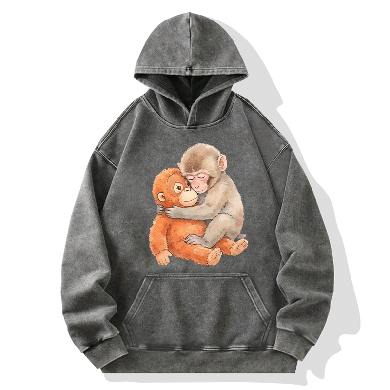 Tokyo-Tiger Poor Punch Washed Hoodie