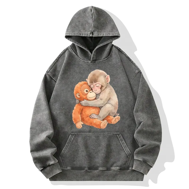 Tokyo-Tiger Poor Punch Washed Hoodie