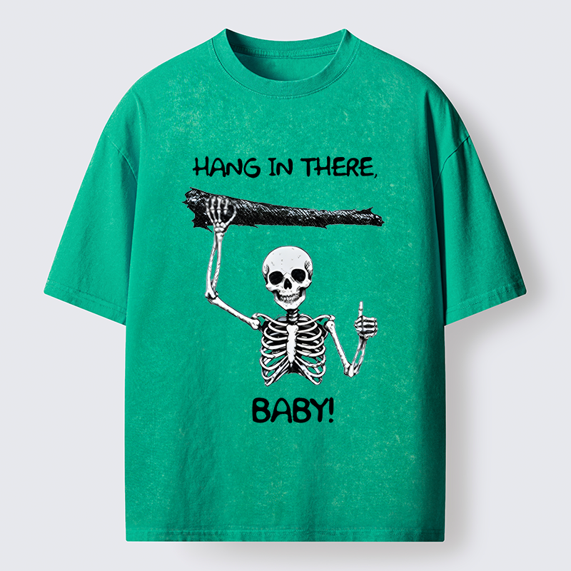 Tokyo-Tiger Hang In There Washed T-Shirt