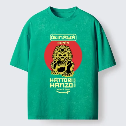 Tokyo-Tiger Hattori Hanzo Sword Washed T-Shirt