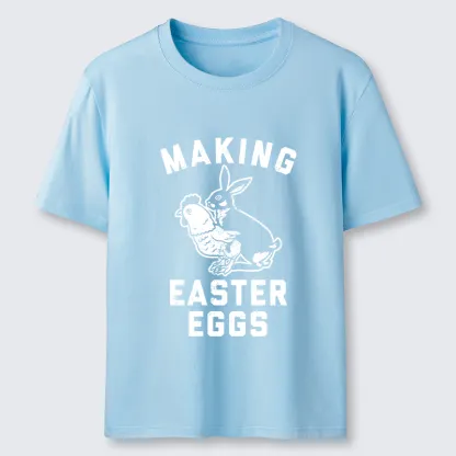 Tokyo-Tiger Making Eggs Easter Classic T-Shirt