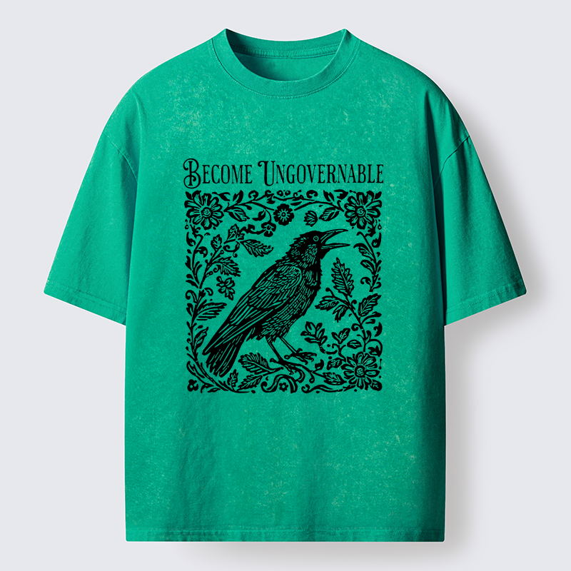 Tokyo-Tiger Wild Crow Washed T-Shirt