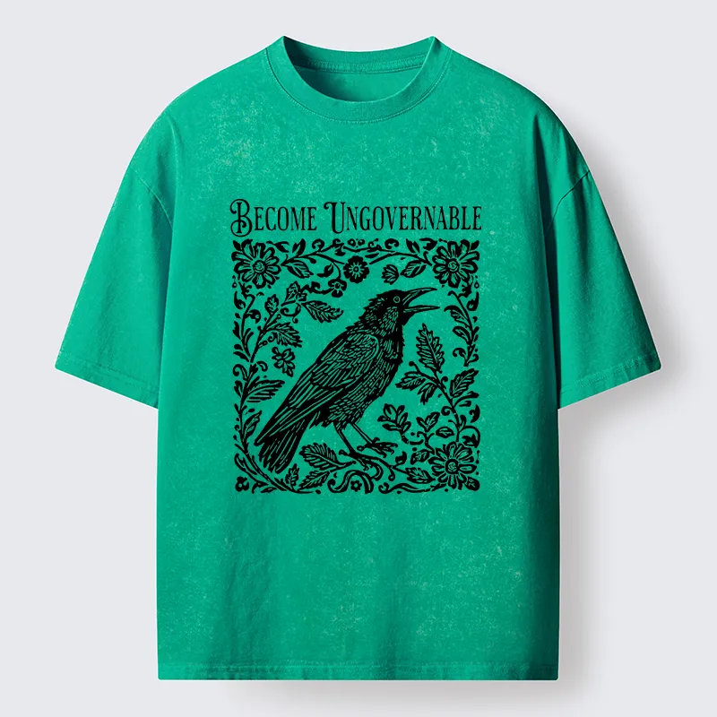 Tokyo-Tiger Wild Crow Washed T-Shirt
