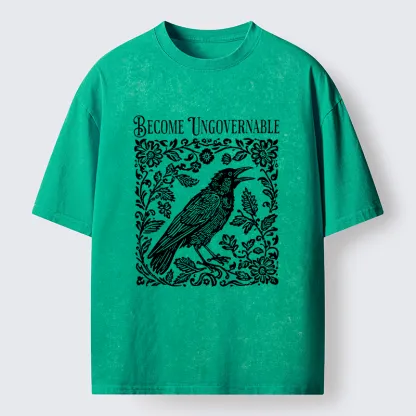 Tokyo-Tiger Wild Crow Washed T-Shirt