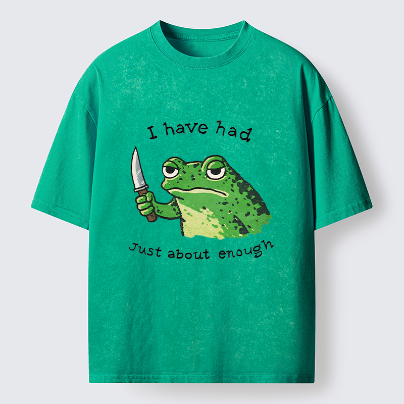 Tokyo-Tiger Impatient Frog Washed T-Shirt