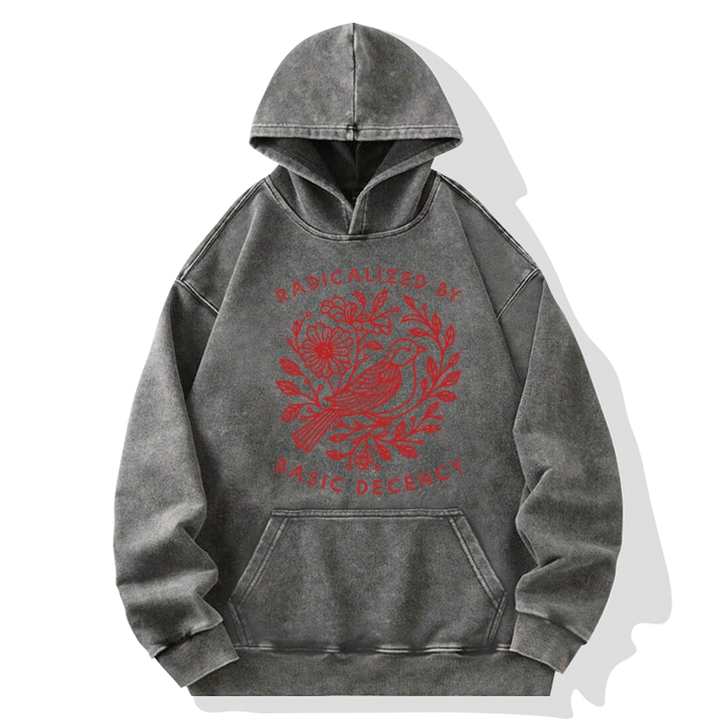 Tokyo-Tiger Pigeon That Was Moved Washed Hoodie