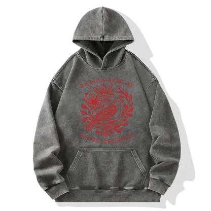 Tokyo-Tiger Pigeon That Was Moved Washed Hoodie