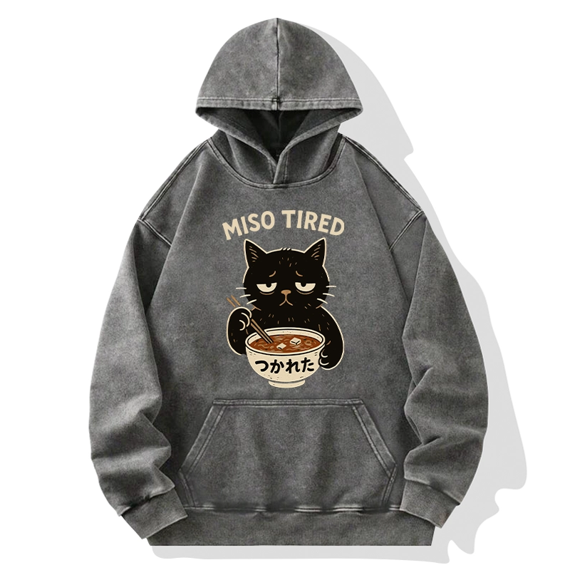 Tokyo-Tiger I’m So Tired Washed Hoodie