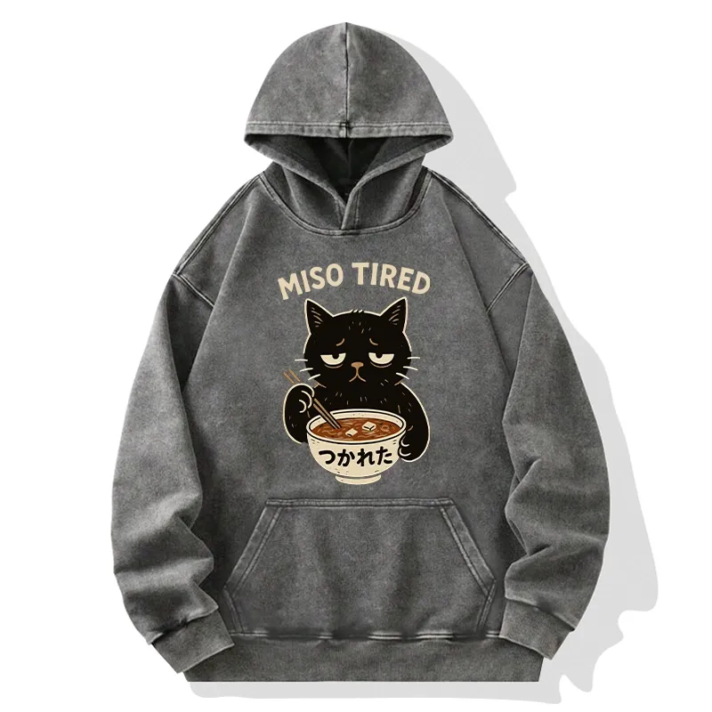 Tokyo-Tiger I’m So Tired Washed Hoodie