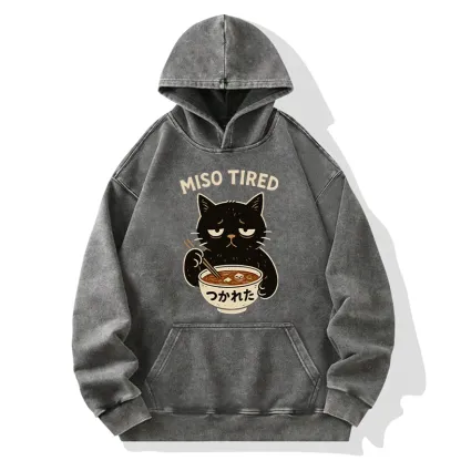 Tokyo-Tiger I’m So Tired Washed Hoodie