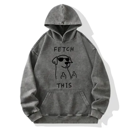 Tokyo-Tiger Rebellious Dog Washed Hoodie