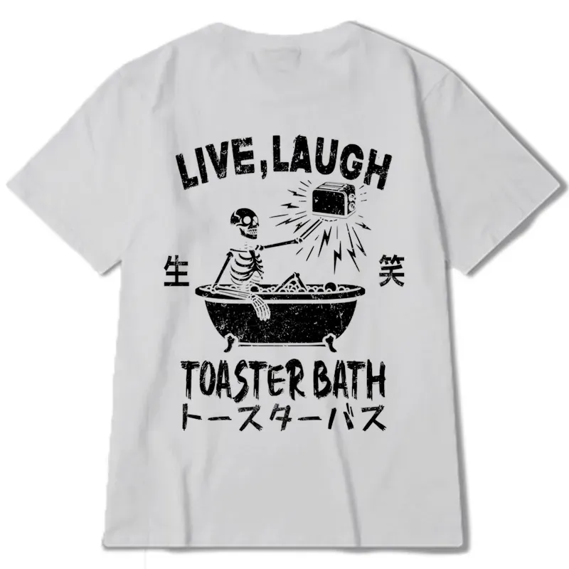 Tokyo-Tiger Funny Electric Shock Skeleton Back Classic T-Shirt