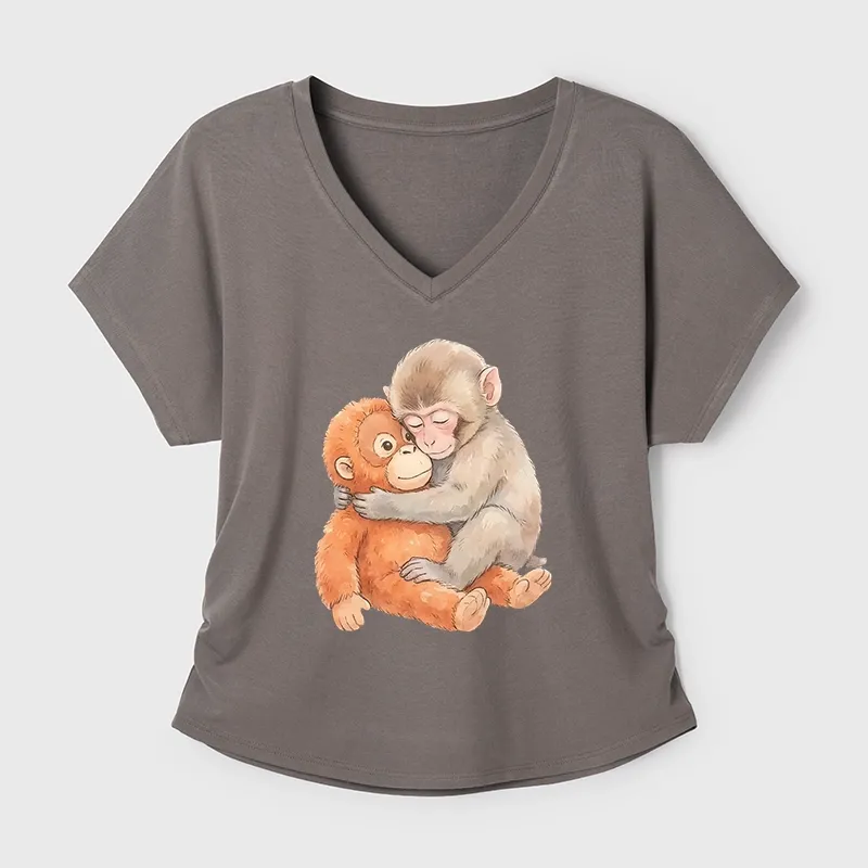 Tokyo-Tiger Poor Punch Modal Dolman Sleeve T-Shirt