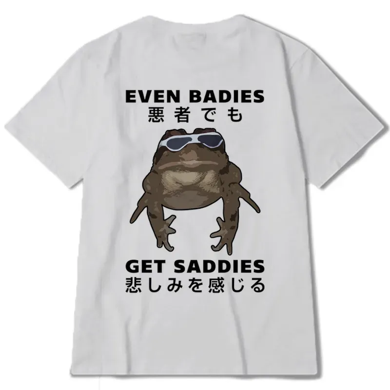 Tokyo-Tiger Even Baddies Get Saddies Back Classic T-Shirt