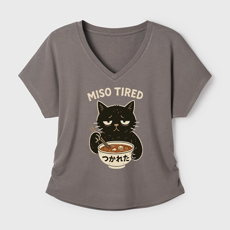 Tokyo-Tiger I’m So Tired Modal Dolman Sleeve T-Shirt