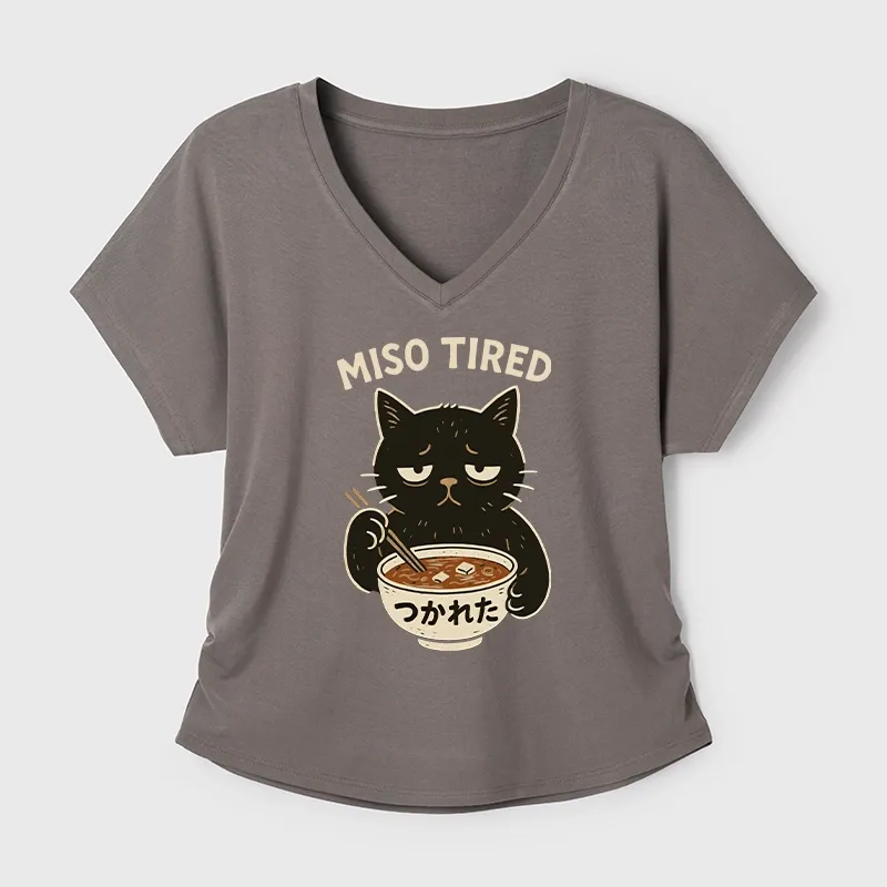 Tokyo-Tiger I’m So Tired Modal Dolman Sleeve T-Shirt