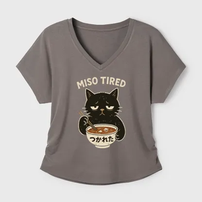 Tokyo-Tiger I’m So Tired Modal Dolman Sleeve T-Shirt
