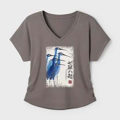 Tokyo-Tiger Wings That Never Yield Modal Dolman Sleeve T-Shirt