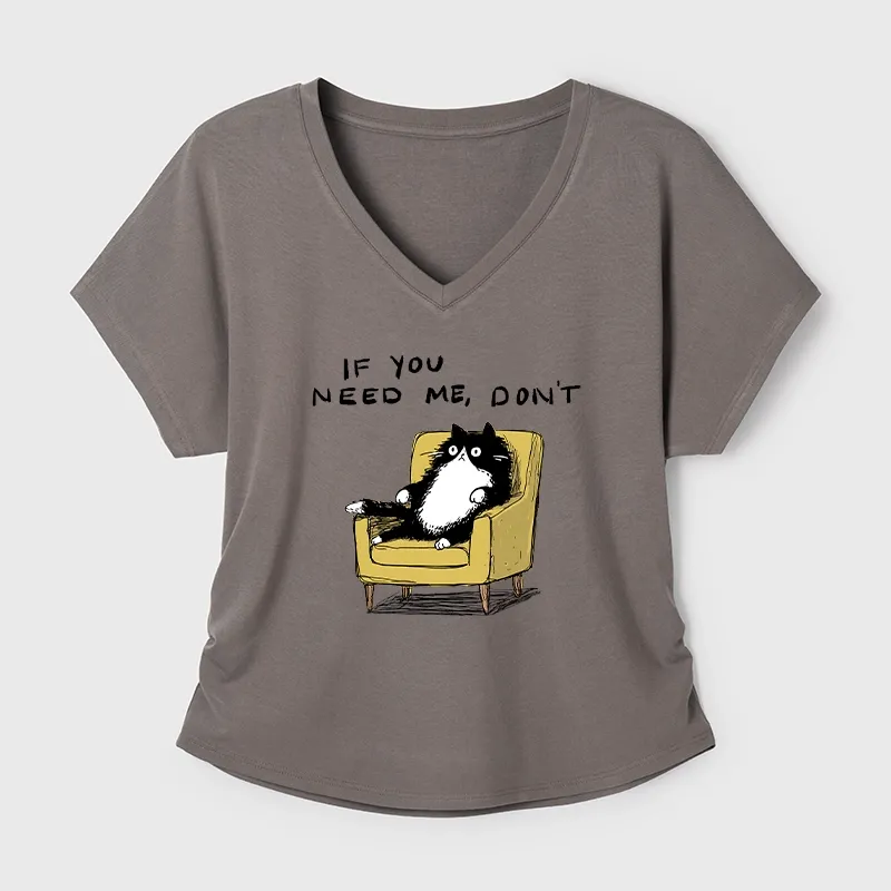 Tokyo-Tiger Unavailable Cat Modal Dolman Sleeve T-Shirt