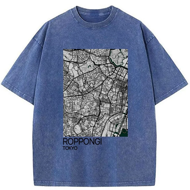 Tokyo-Tiger Roppongi Tokyo Washed T-Shirt