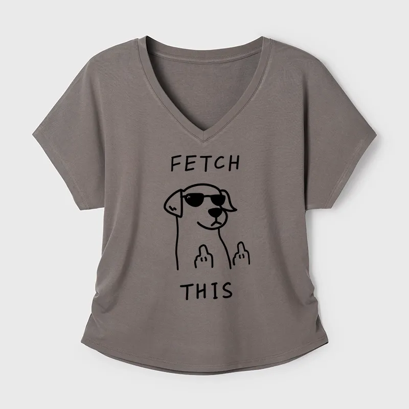 Tokyo-Tiger Rebellious Dog Modal Dolman Sleeve T-Shirt