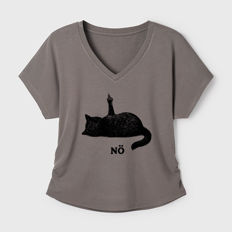 Tokyo-Tiger Cat Refused Modal Dolman Sleeve T-Shirt