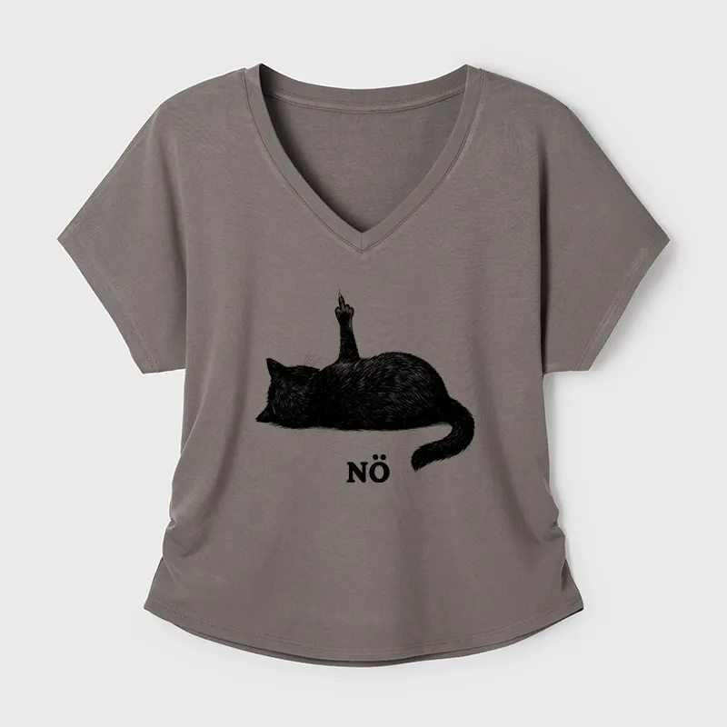 Tokyo-Tiger Cat Refused Modal Dolman Sleeve T-Shirt