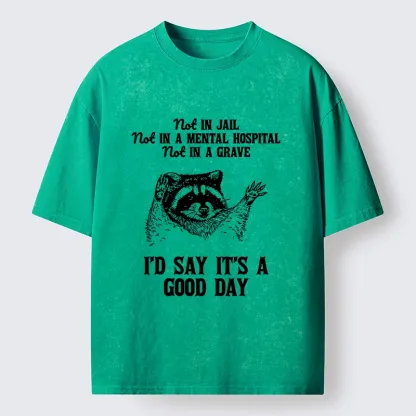 Tokyo-Tiger Cherish The Present Washed T-Shirt