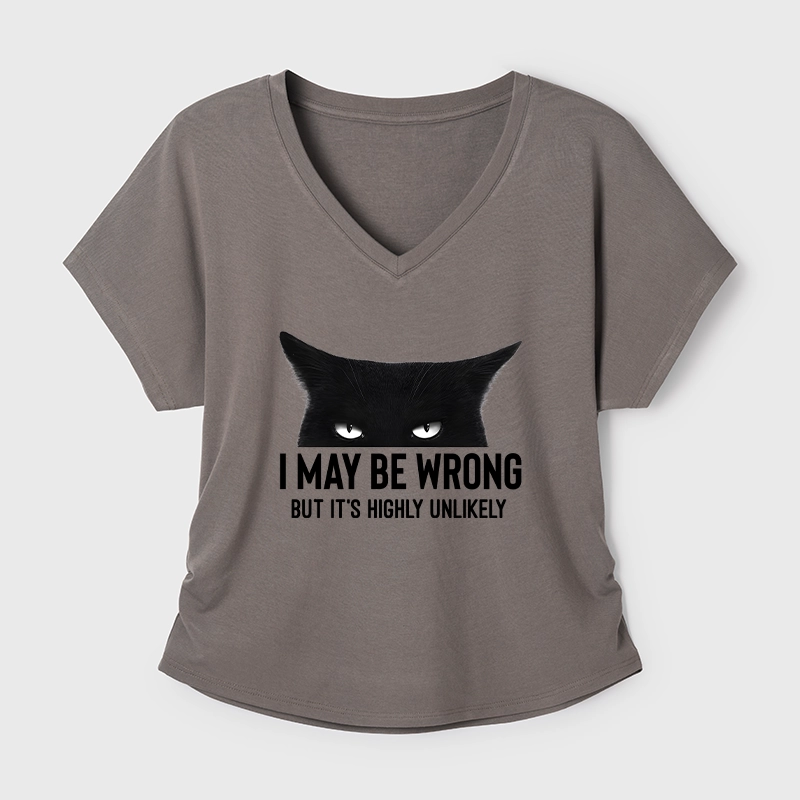 Tokyo-Tiger Cat Can Do No Wrong Modal Dolman Sleeve T-Shirt