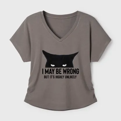 Tokyo-Tiger Cat Can Do No Wrong Modal Dolman Sleeve T-Shirt