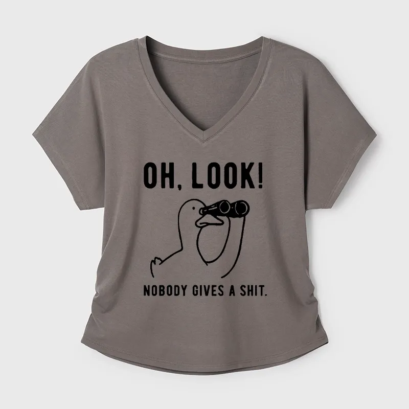 Tokyo-Tiger No One Cares About The Duck Modal Dolman Sleeve T-Shirt